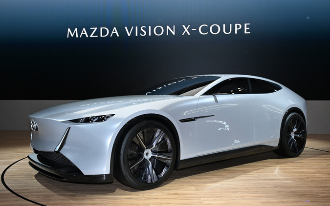 「息を呑むような美しさ」マツダ『VISION X-COUPE』に熱視線！ 新時代のクーペ像にSNSでは期待の声 画像