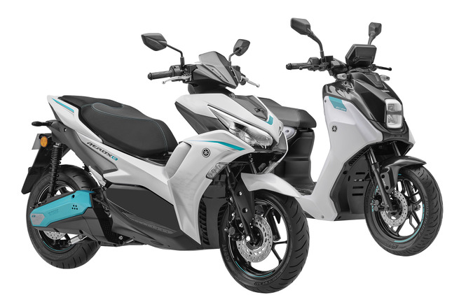 ヤマハ、インド市場に電動スクーター2モデルを投入、自社開発の「AEROX E」と協業モデル「EC-06」 画像