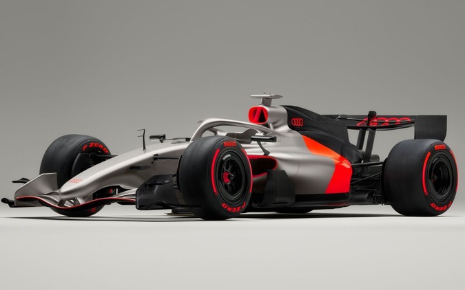 アウディ、F1参戦に向けたコンセプト「R26」先行公開…ブランドアイデンティ表現 画像