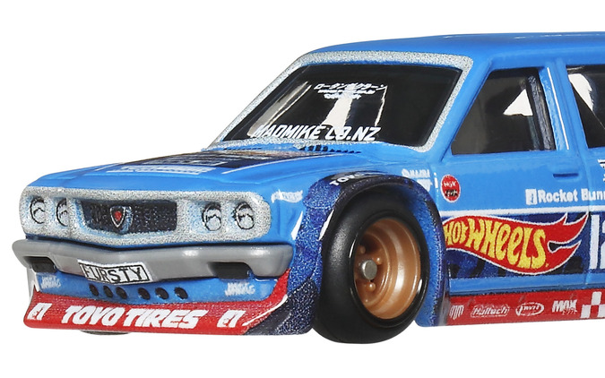4ロータリーエンジン搭載！マッド・マイクの究極RX-3ワゴンを完全再現、ホットウィール『ローニン・ランII』シリーズに大注目 画像