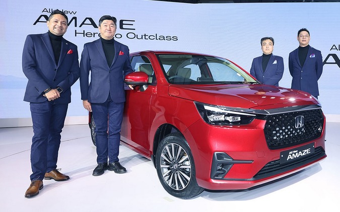 ホンダの小型セダン『アメイズ』新型、成人乗員保護で最高評価の5つ星…印バーラトNCAP 画像