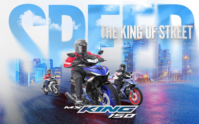 「キング・オブ・ストリート」がさらに個性的に、ヤマハ『MXキング』に新色ブルーとシルバー登場 画像