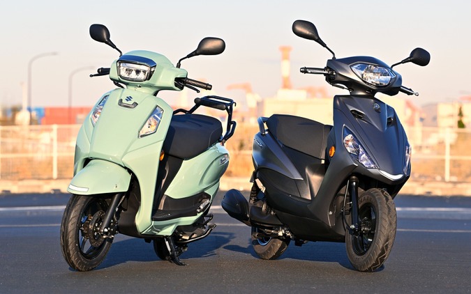 注目の125ccスクーター2台をガチンコ比較！「静粛」のアクシスZか？「快活」のアドレス125か？ 画像
