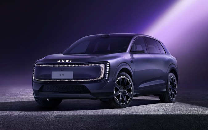 中国専用「AUDI」第2弾、『E7X』は全長5m超の電動SUV…北京モーターショー2026 画像
