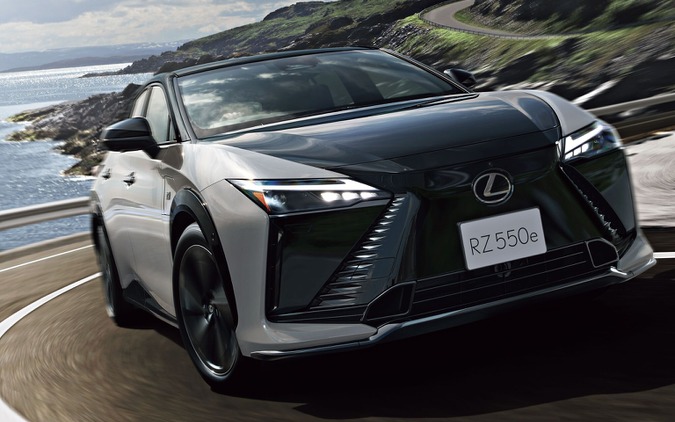電動SUV『RZ』に改良新型、レクサス初のステアバイワイヤ搭載「F SPORT」追加…790万円から 画像