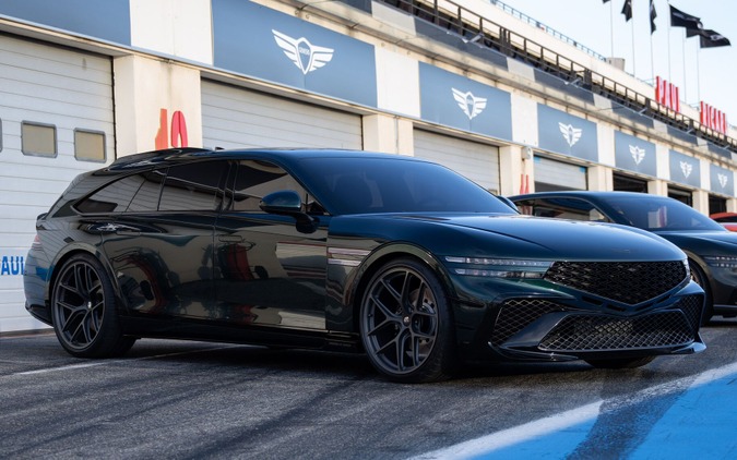 ヒョンデの高級車ジェネシス、『G90ウィングバックコンセプト』世界初公開…全長5.1m超の大型ワゴン 画像