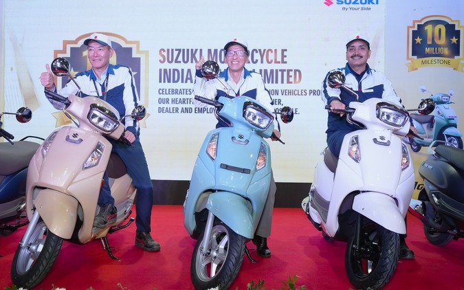 スズキ、インド二輪車生産1000万台達成…20年で到達 画像