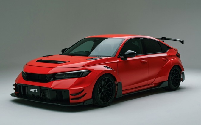 『シビック・タイプR』を究極カスタム、オートバックス「ARTA」がコンプリートキットを1350万円で販売へ…東京オートサロン2026 画像