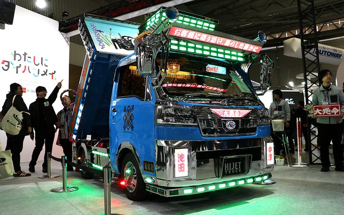 ダイハツのデコトラ『大発命』開発のねらいは？ トラック愛あふれる開発者の細かすぎるこだわり…東京オートサロン2026 画像