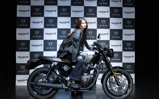 トライアンフ、 新型『ボンネビル』シリーズ7モデルを発表、ダレノガレ明美さんが魅力を発信 画像