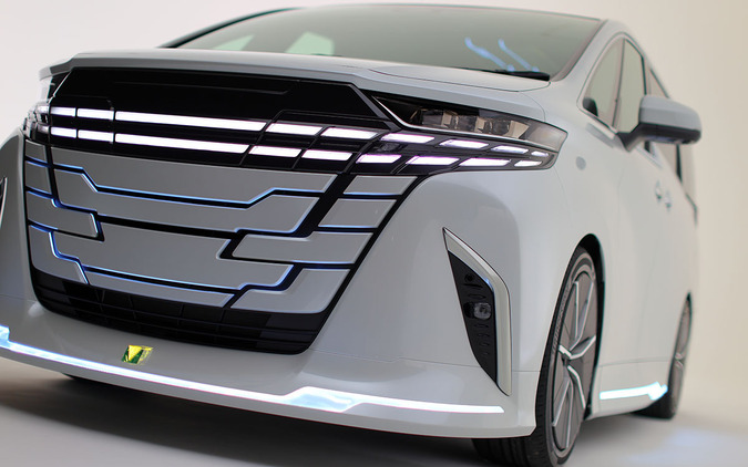 メッキギラギラじゃない『アルファード』にSNSも「時代変わった」と注目！ モデリスタが魅せた新デザイン表現とは 画像