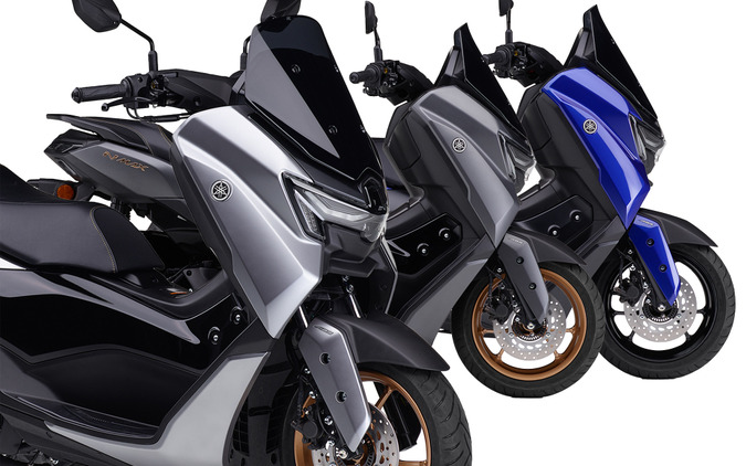 「ターボ感覚」スクーターに新色登場！ ヤマハ『NMAX155』と『NMAX』2026年モデル、新たに3色が追加 画像