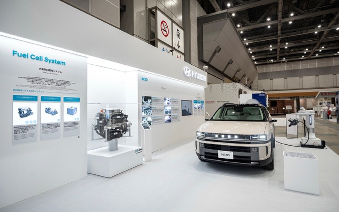 ヒョンデの燃料電池車『NEXO』新型、2026年上半期に日本発売へ…水素・燃料電池展2026で実車展示 画像
