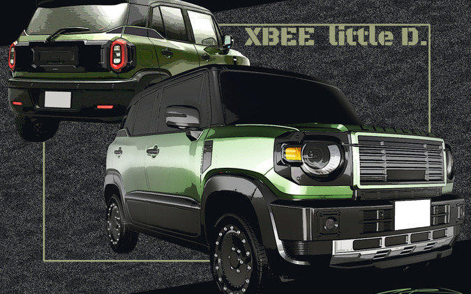 ダムド、スズキ『クロスビー』用カスタムキット2種類を今夏発売！ デザインスケッチ公開 画像