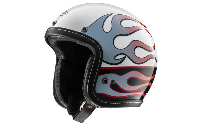 アライヘルメット、伝統的なフレイムスパターンのスモールジェット『クラシックAIR CHOPPER』発売へ 画像