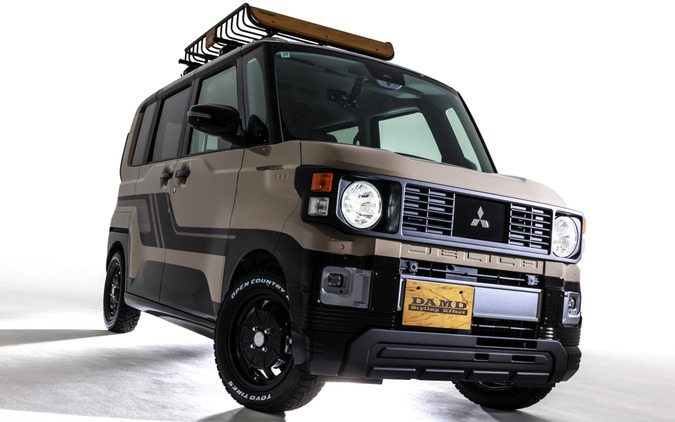 三菱『デリカミニ』を70年代風にレトロカスタム！ オートサロンで話題となったダムドの新キット「DALI」発売 画像