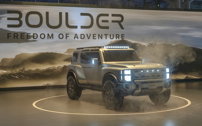 ヒョンデ「ボルダー コンセプト」世界初公開、新型SUV示唆…ニューヨークモーターショー2026 画像