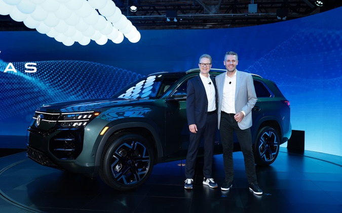VWの米国主力SUV、『アトラス』新型を世界初公開…ニューヨークモーターショー2026 画像