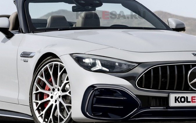 メルセデスAMG『SL』新型、より攻撃的に！…最終デザインをプレビュー 画像