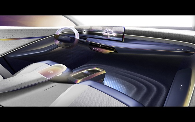 【日産 リーフ 新型】インテリアデザインのテーマ「フィジタル」とは何か？ 画像