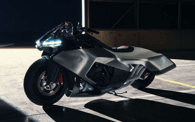 BMWモトラッド、『Vision K18』発表…直列6気筒エンジンの力を見える形に 画像