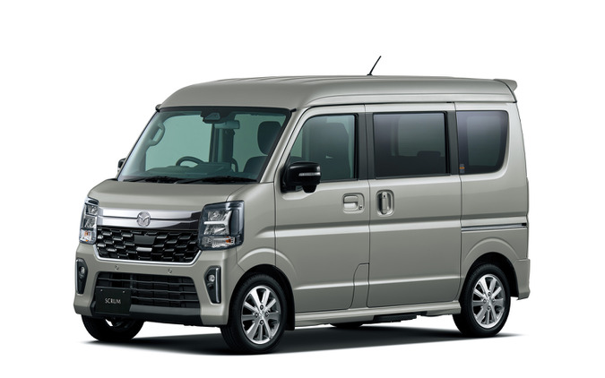 マツダ『スクラムバン/ワゴン』改良新型、「BUSTER TURBO」追加と先進安全装備標準化…135万4100円から 画像