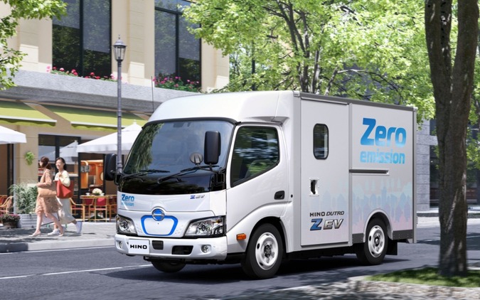 日野『デュトロ Z EV』を改良、航続20%以上向上…2026年モデル発売 画像