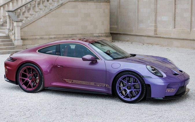 ポルシェ 911 GT3、「Sonderwunsch」でカスタム…ブドウの熟成段階に着想を得た色合い 画像