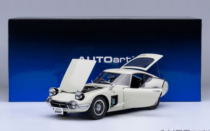 トヨタ2000GT、1/18スケールモデル予約開始…実車3Dスキャンでボディ形状を再現 画像