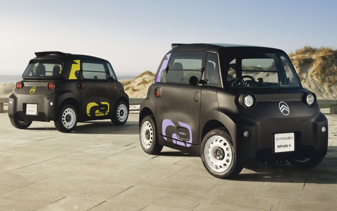 シトロエンの超小型EV『アミ』、限定車「リップカール」登場…サーフカルチャーと電動モビリティが融合 画像