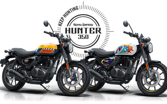 66万円で買えるロイヤルエンフィールド、『ハンター350』に大胆カラー2色が登場 画像