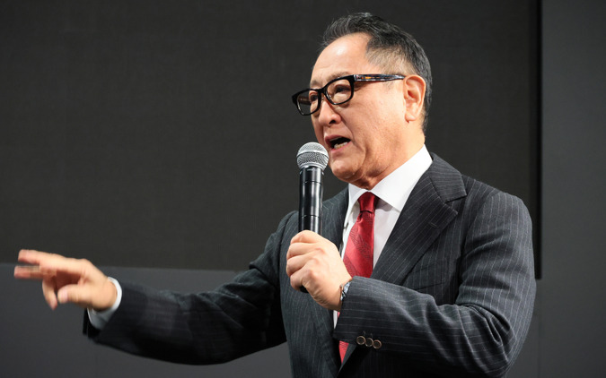 「とんでもない親父いて草」トヨタ自動車の豊田会長が“息子”のお笑いライブ観覧 画像