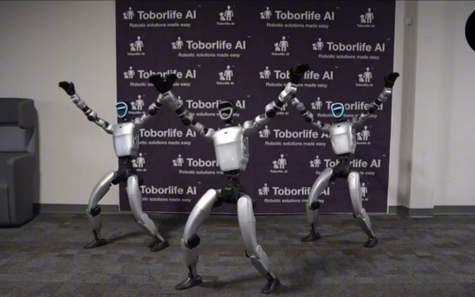 ［動画］ヒューマノイド3台が息を合わせてダンス！…Toborlife AIを活用したUnitree G1 画像