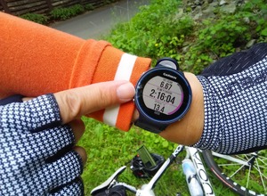 コースを作成してデータを送り込めば、残り距離も表示してくれるのでペースがつかみやすい