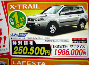 【新車値引き情報】SUVとRV…新型 エクストレイル の影響