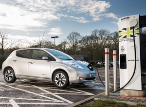 CHAdeMO（チャデモ）規格の充電ステーション（参考画像）