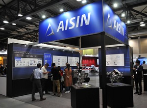 EVS31 アイシングループのブース。
