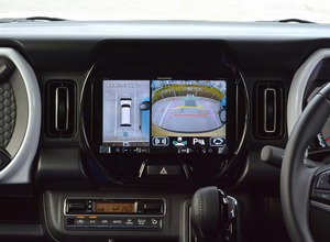 新型ソリオ/ハスラーの全方位モニターを市販ナビに表示…純正互換ボタンスイッチも付属