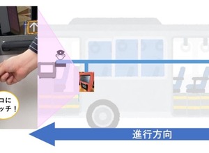 高野山内・山麓の路線バスに「Visaのタッチ決済」の実証実験（イメージ）