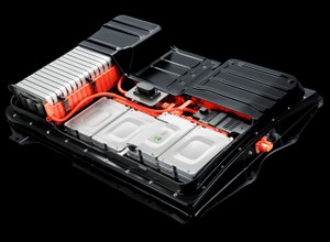 日産リーフのリチウムイオンバッテリー（参考画像）