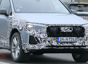 アウディ Q7 改良新型プロトタイプ（スクープ写真）
