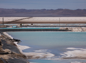 アルゼンチン フフイ州のオラロス塩湖