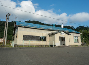 廃止前の旧鹿ノ谷駅舎。