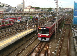京浜急行電鉄快特三崎口行きの車両