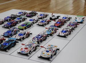 制作された特製ミニ四駆