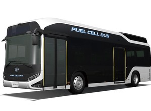 水素バス（同型車、トヨタSORA）