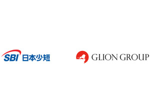SBI日本少額短期保険とGLIONグループのロゴ
