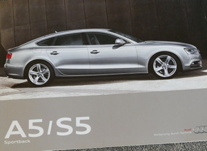 アウディA5／S5 スポーツバック（初代）当時のカタログ