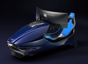 アストンマーティンとカーブレーシングシミュレーターズが共同開発した最新のレーシングシミュレーター「AMR-C01-R」