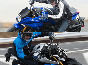 スズキ カタナ（上）とGSX-S1000（下）兄弟車徹底比較！
